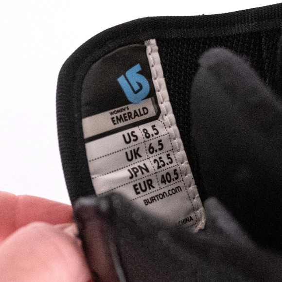 Burton Emerald Imprint2 Women's Snowboard Boots Black SZ 8.5 TrueFit Speed Lace - Picture 13 of 13